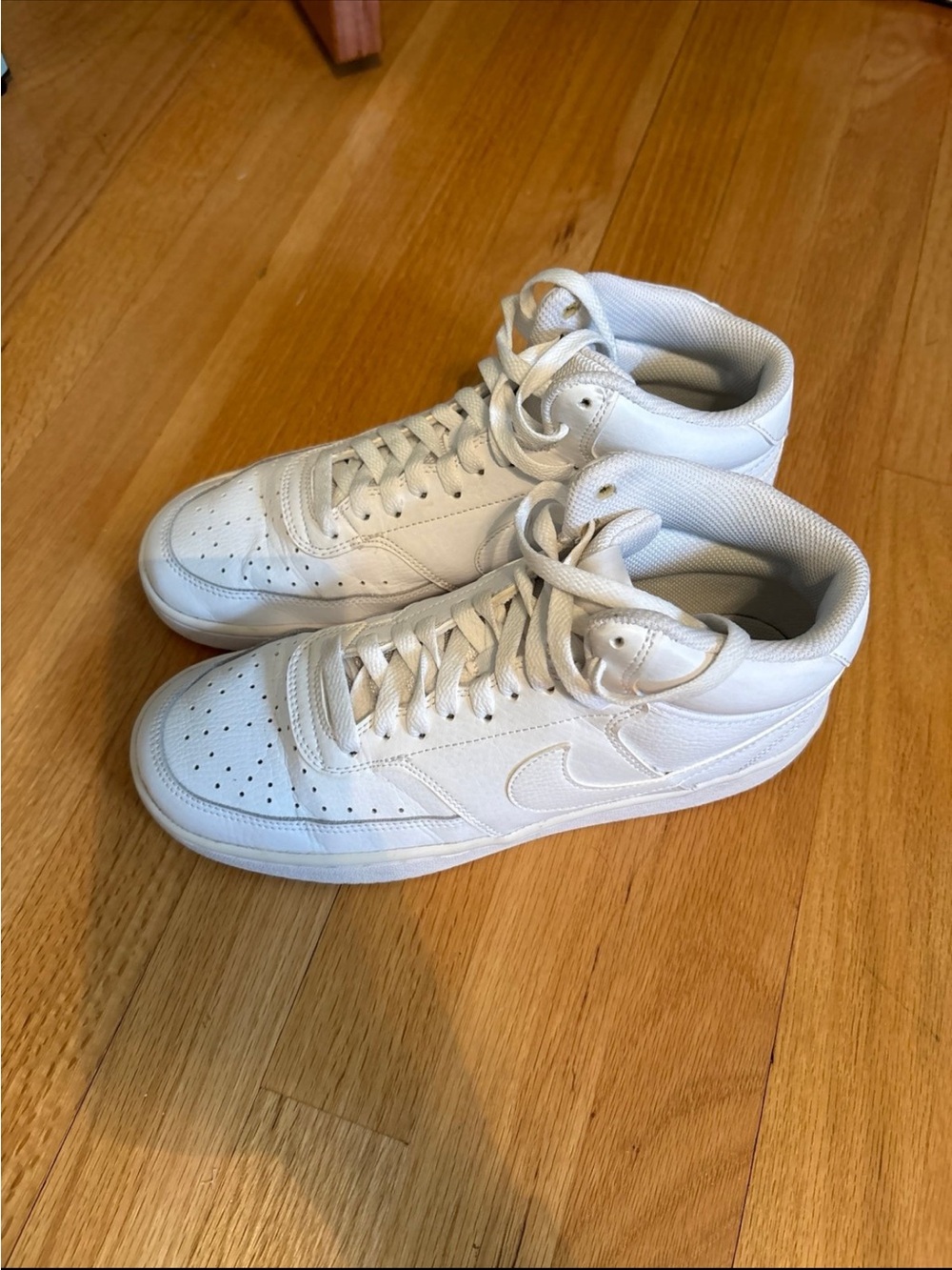 Nike White Women's Mid-Top Sneakers